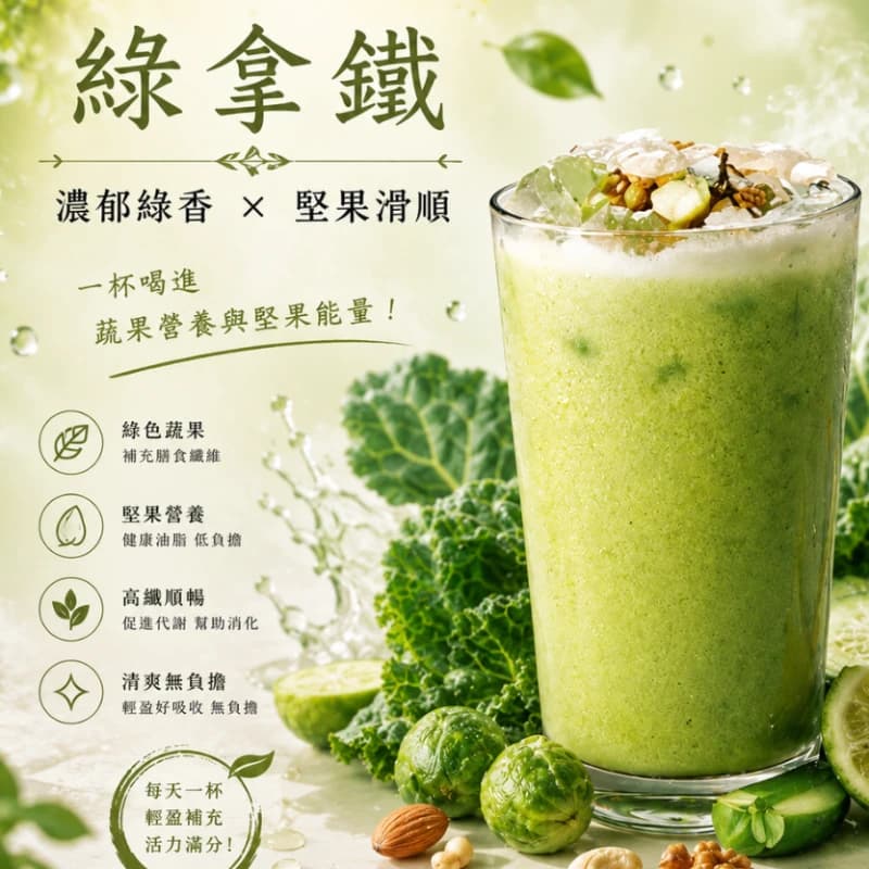 綠拿鐵商品照片